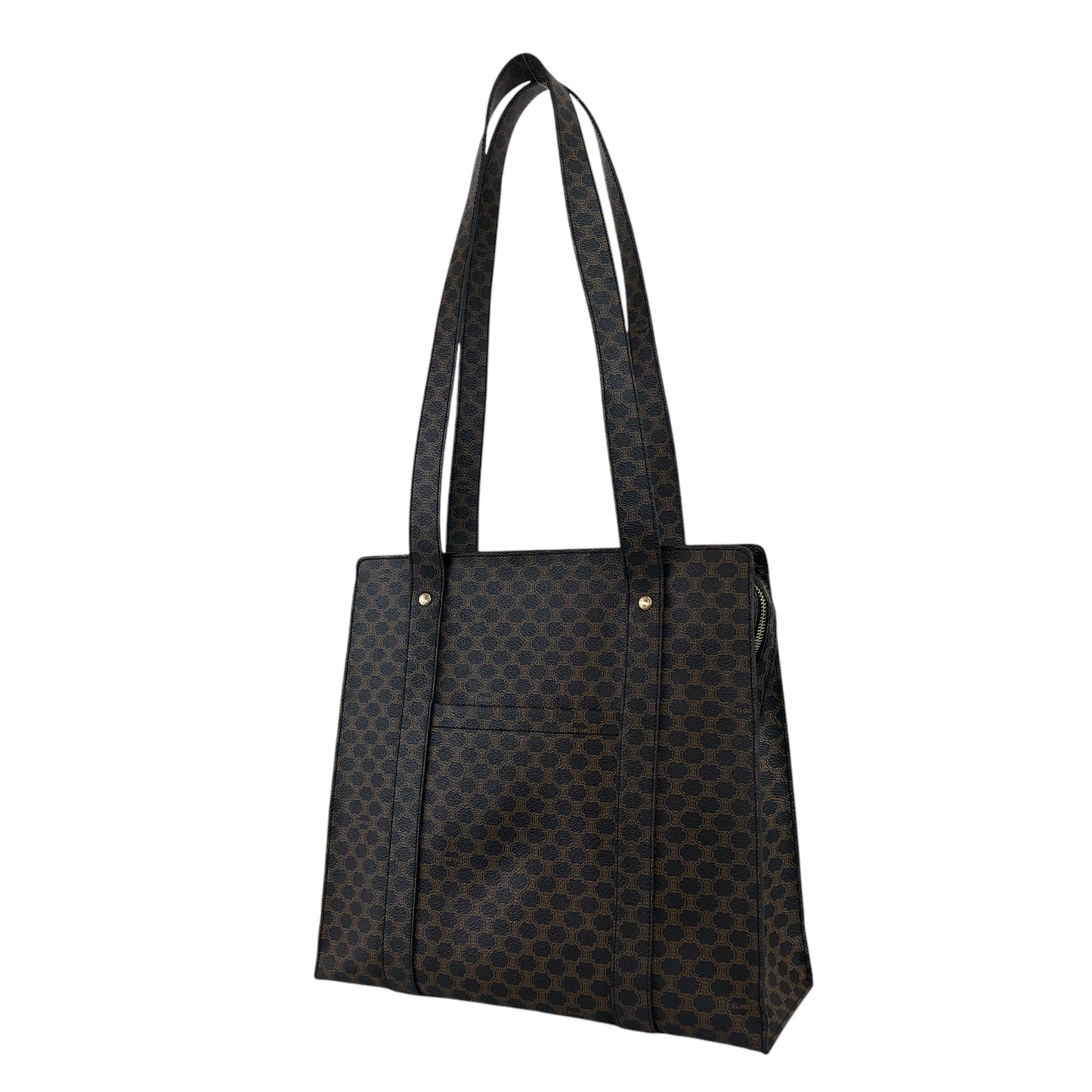 CELINE Macadam Shoulder bag Totebag Black Vintage dyyxs8