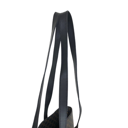 CELINE Macadam Blason  PVC Leather Shoulder bag Totebag Black Vintage j76nch
