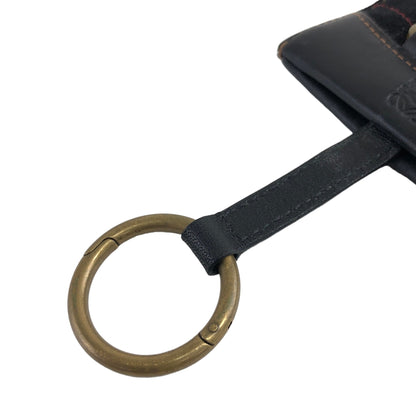 LOEWE Anagram Key Case Black Vintage baerut