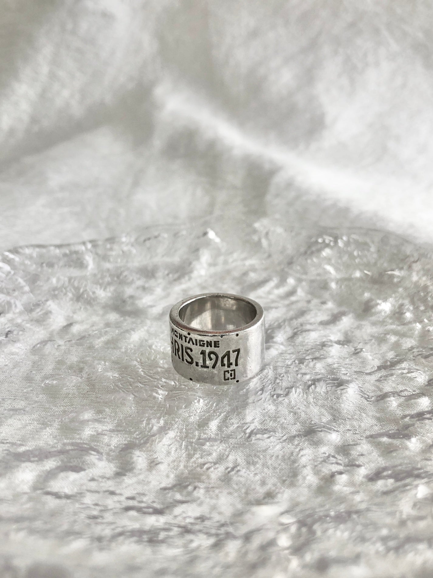 Christian Dior SILVER925 Ring Silver Vintage r4nt3y