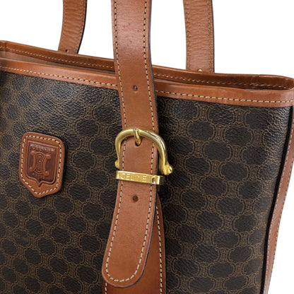 CELINE Macadam Blason Totebag Brown Vintage wfn3fv