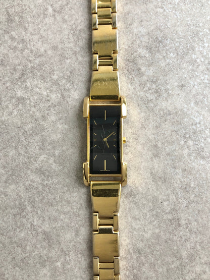 Yves Saint Laurent YSL Logo Watch Gold 5421-HI6200Y Vintage fxbm3g
