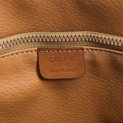 CELINE Macadam Blason Handbag Shoulder bag Brown Vintage 68dy6u