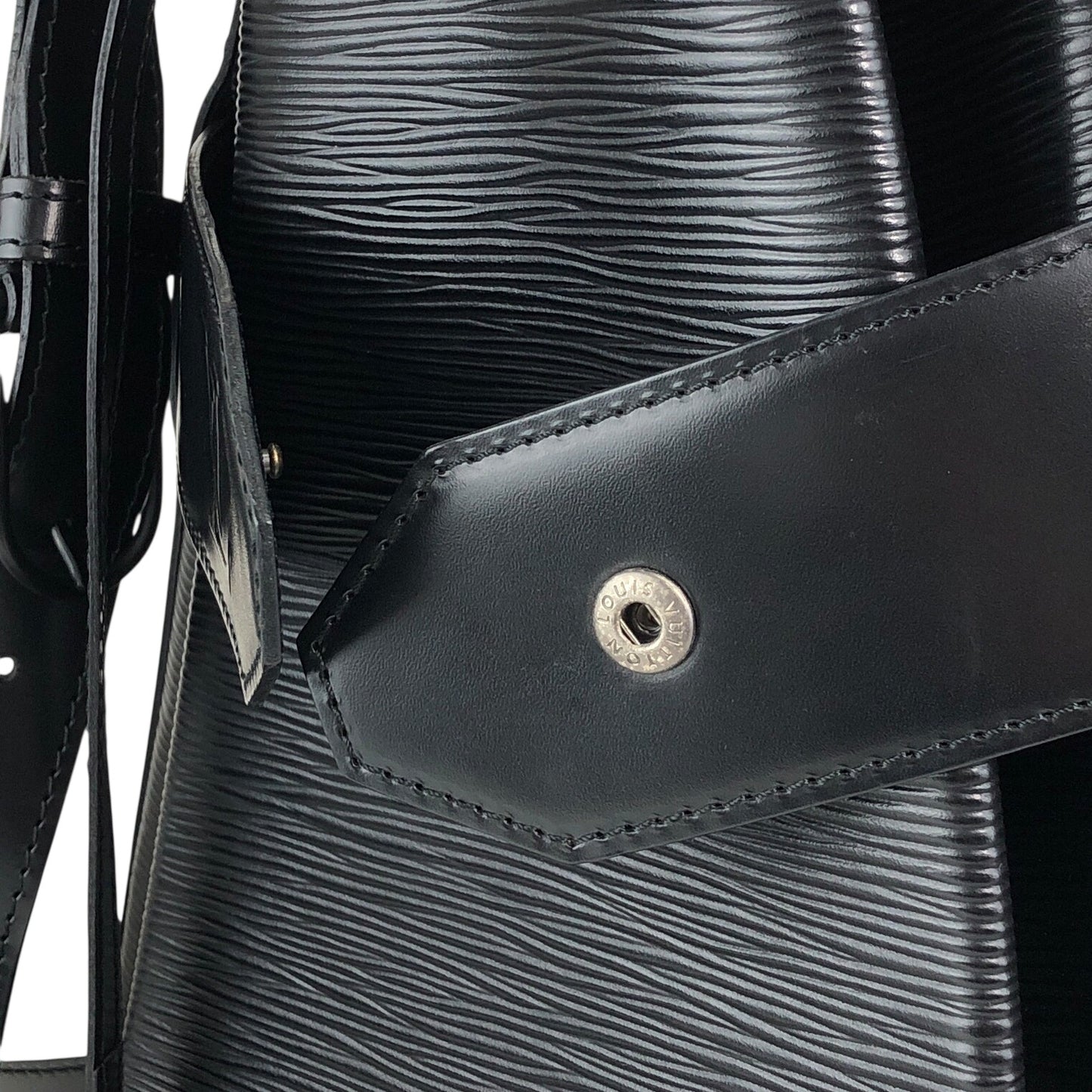 LOUIS VUITTON Epi Shoulder bag Black Vintage st4rdc