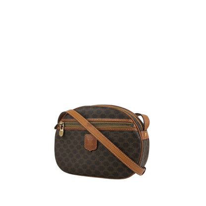 CELINE Macadam Blason Shoulder bag Brown Vintage 6vn8af
