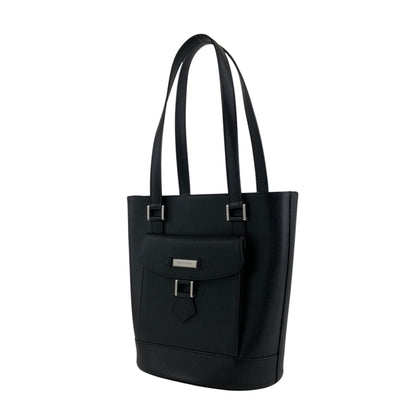 BURBERRY Logo Totebag Black Vintage ykuyii