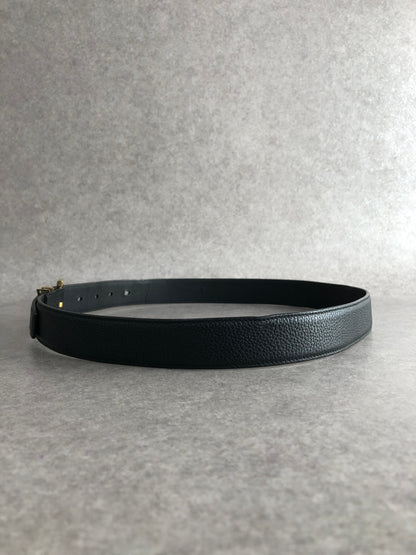 Yves Saint Laurent YSL Logo Belt Black Vintage jjfxnv