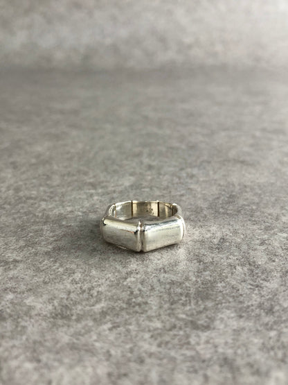 GUCCI Bamboo SILVER925 Ring Silver Vintage eb2uzu
