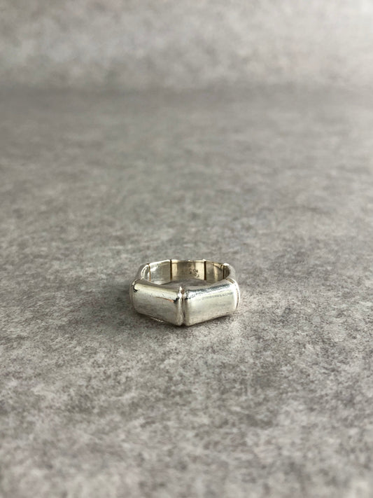GUCCI Bamboo SILVER925 Ring Silver Vintage eb2uzu