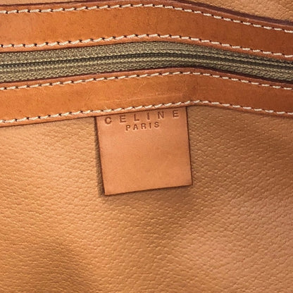 CELINE Macadam Blason Shoulder bag Totebag Brown Vintage u7fud7