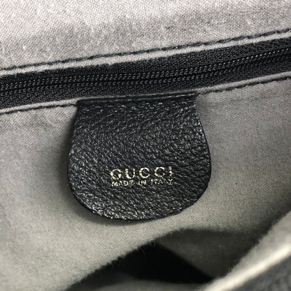 GUCCI Bamboo Handbag Black Vintage ujswe3