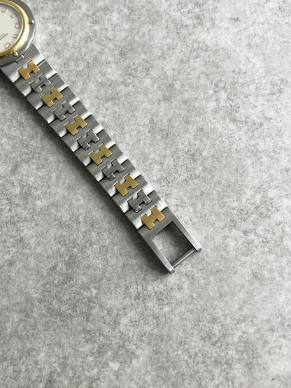 HERMES Quartz Watch Silver Vintage yrrfh4