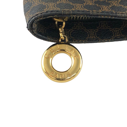 CELINE Macadam Shoulder bag Black Vintage xhkb75