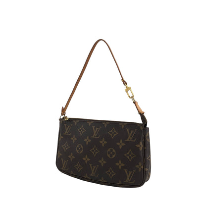 LOUIS VUITTON Monogram Small Handbag Brown M51980 Vintage dbvyz4