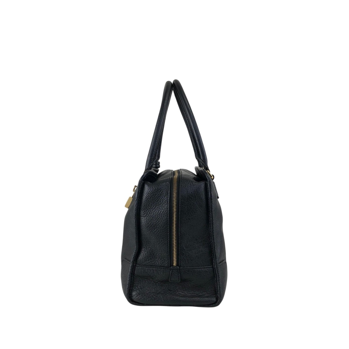 LOEWE Anagram Small Boston bag Handbag Black Vintage rtk3kf