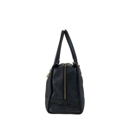 LOEWE Anagram Small Boston bag Handbag Black Vintage rtk3kf