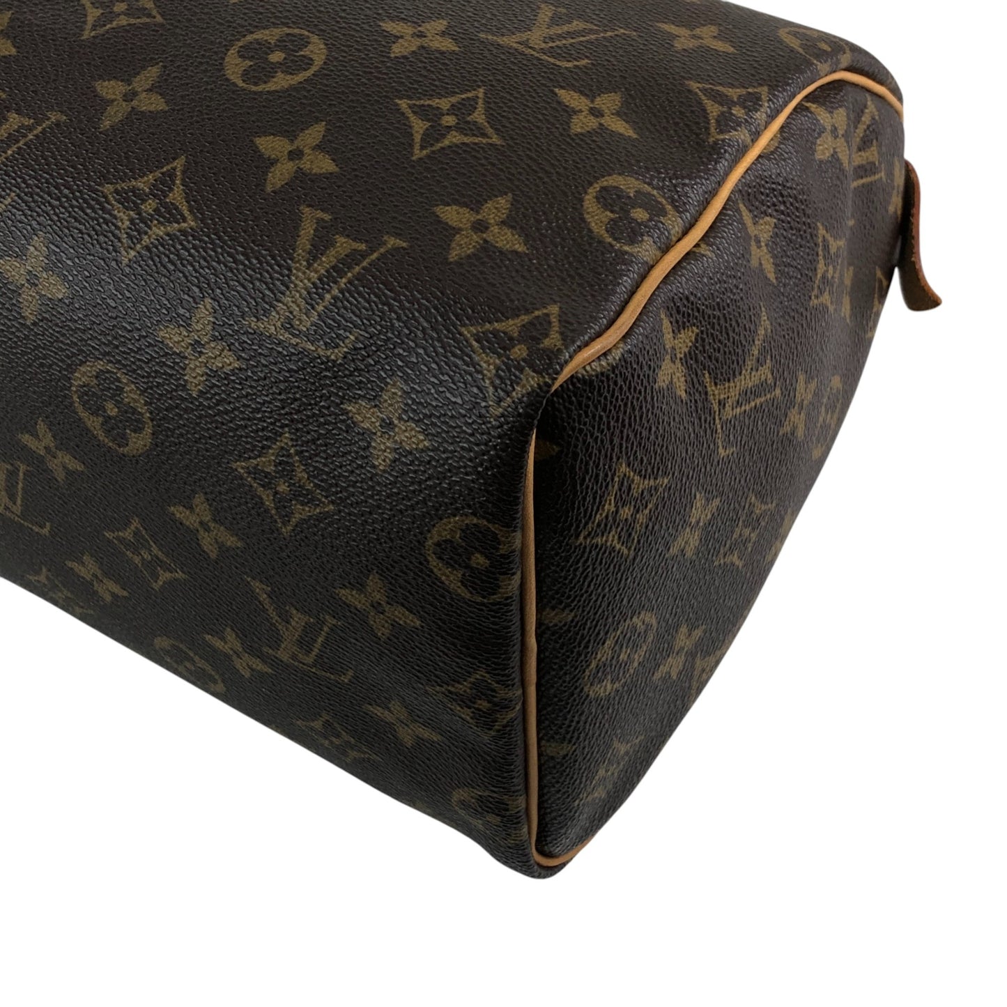 LOUIS VUITTON Monogram Handbag Brown Vintage vbsmgd