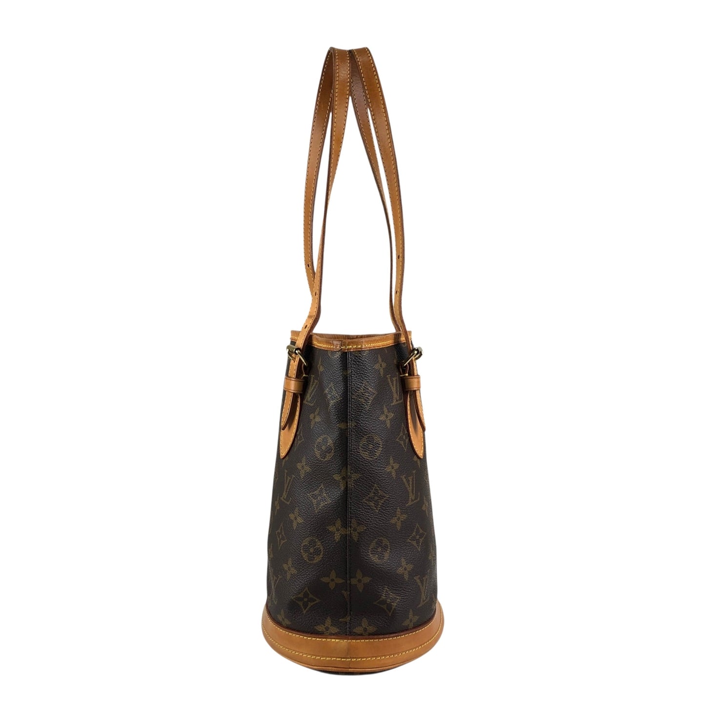 LOUIS VUITTON Monogram Handbag Brown M42238 Vintage wxysxm