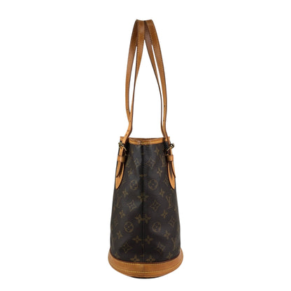 LOUIS VUITTON Monogram Handbag Brown M42238 Vintage wxysxm