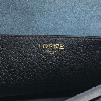 LOEWE Anagram Shoulder bag Navy×Black Vintage r7bby7