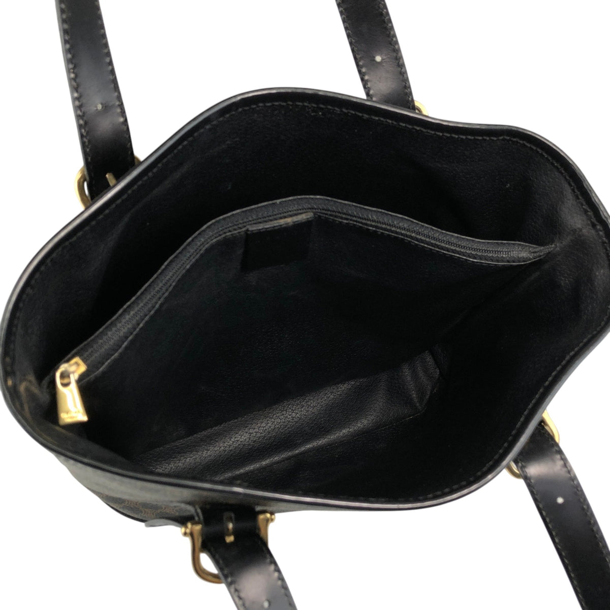 CELINE Macadam Handbag Totebag Black Vintage s5sjrk