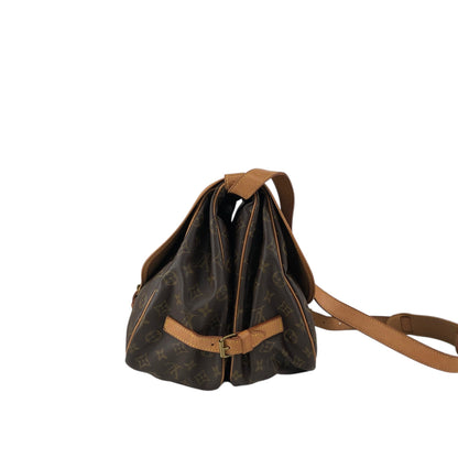 LOUIS VUITTON Monogram Shoulder bag Brown Vintage jer2hr