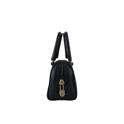 CELINE Two-way Small Handbag Shoulder bag Black Vintage tdajcw