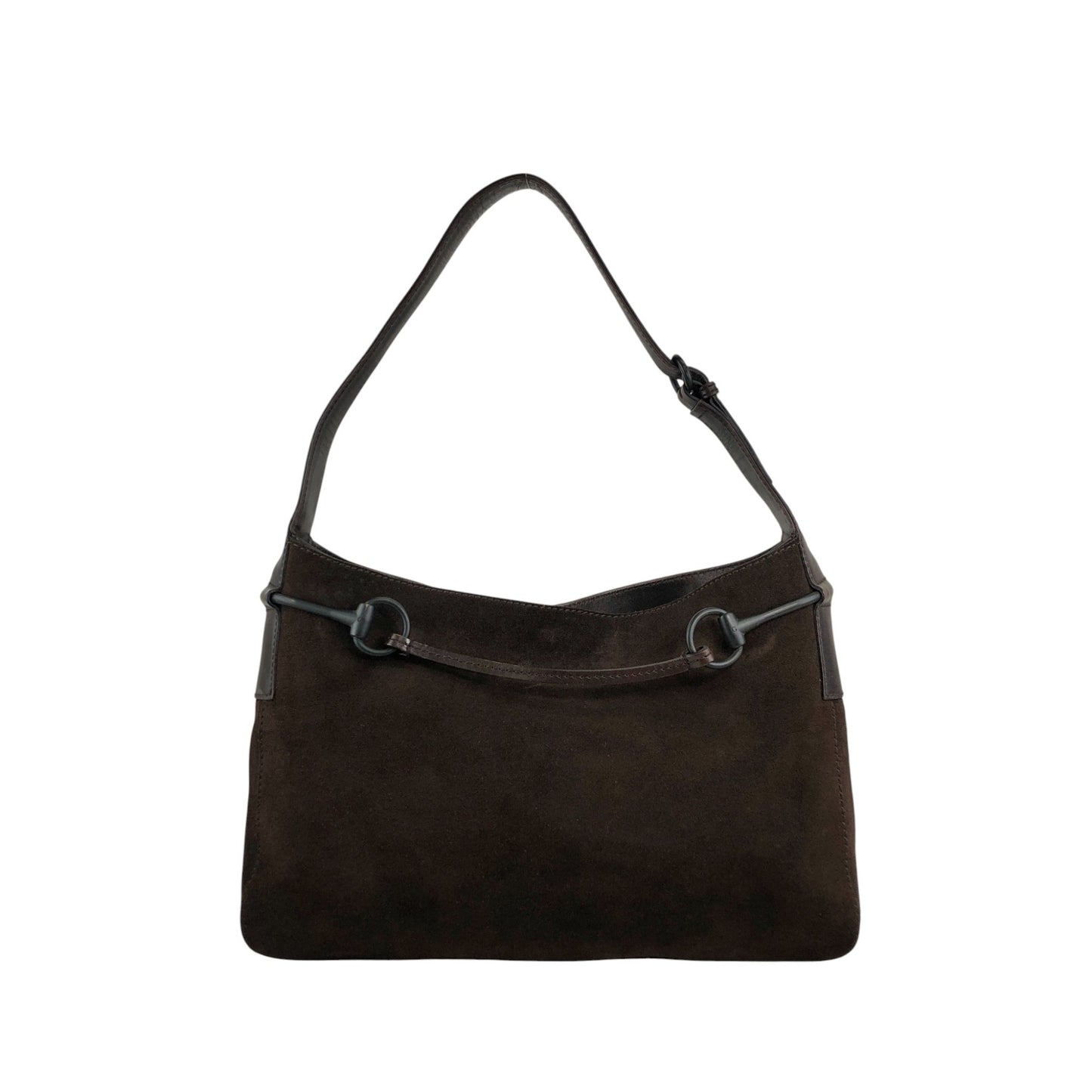 GUCCI Horse Bit Shoulder bag Brown Vintage gk8eeb