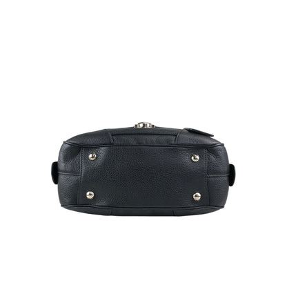 PRADA Logo Two-way Small Boston bag Shoulder bag Black Vintage 6yvxeb