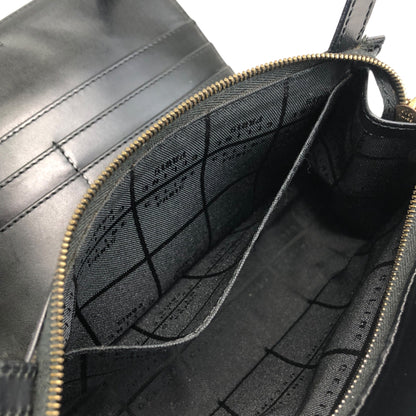 CELINE Macadam Shoulder bag Black Vintage dwm48m