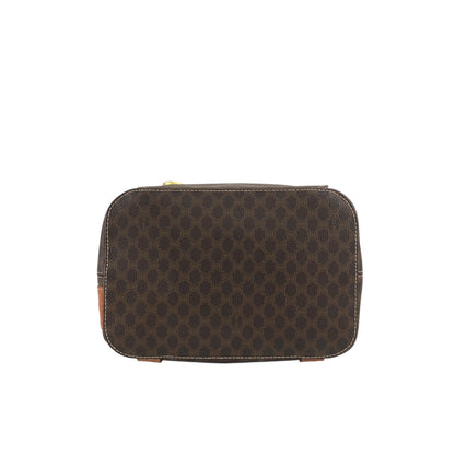 CELINE Macadam Circle Logo Backpack Brown Vintage ckigeh