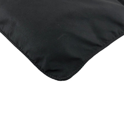 PRADA Tessuto Triangle Logo Shoulder bag Black Vintage mdycd2