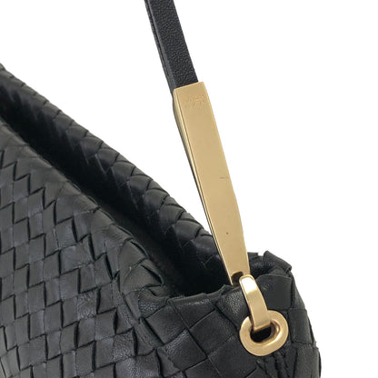 Bottega Veneta Intrecciato Shoulder bag Black Vintage zpcbkf