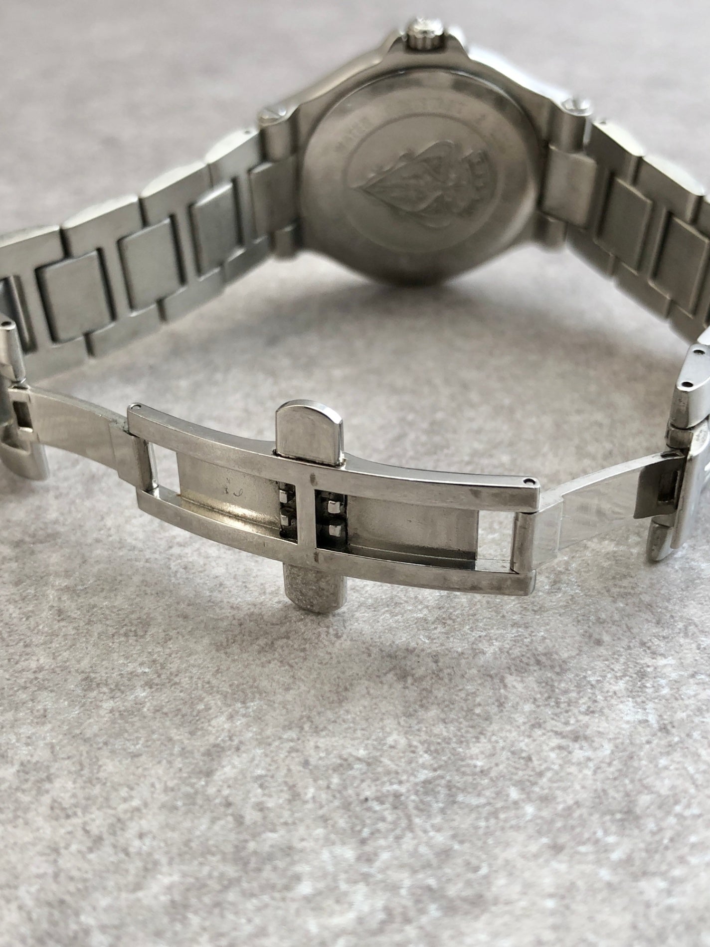 GUCCI Quartz Watch Silver 9040M Vintage vni76i