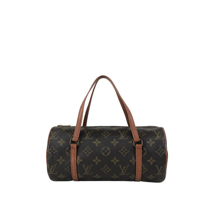 LOUIS VUITTON Monogram Handbag Brown M51386 Vintage v8pnbm