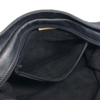 LOEWE Logo Shoulder bag Hobobag Black Vintage nj2ii2