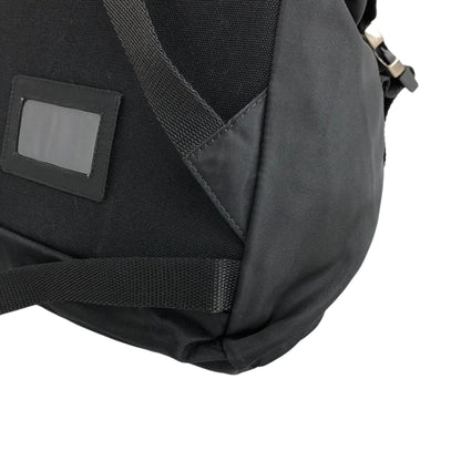 PRADA Tessuto Triangle Logo Backpack Black Vintage 6jg2ux