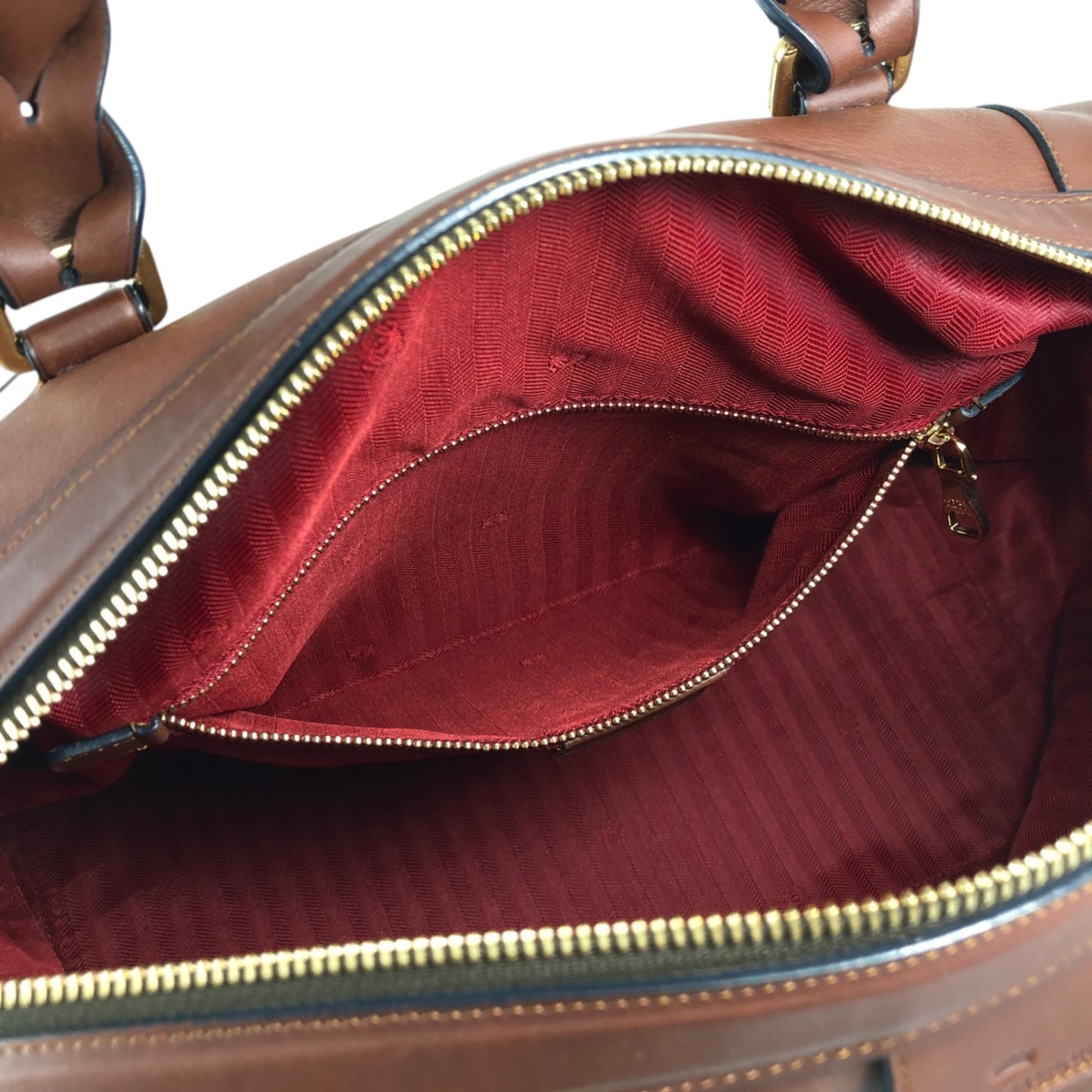 LOEWE Anagram Two-way Boston bag Shoulder bag Brown Vintage c288vn