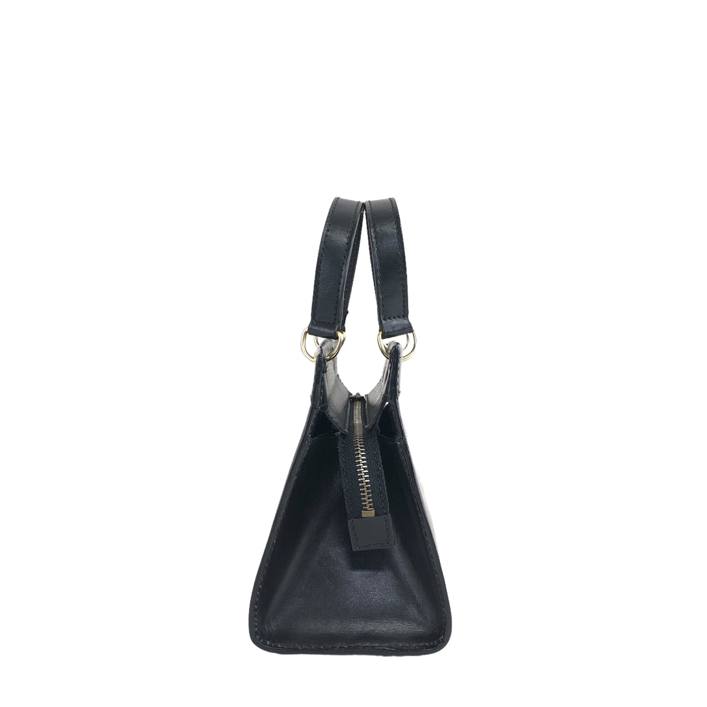 CELINE Blason Two-way Handle Shoulder bag Black Vintage vnmm75