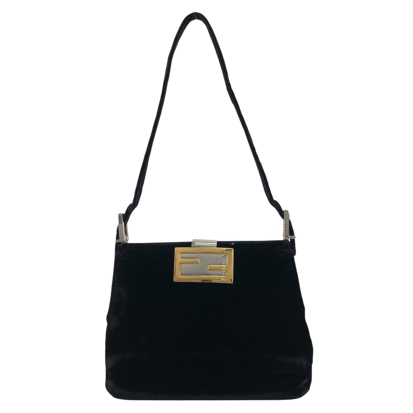 FENDI Handbag Shoulder bag Black Vintage m63dww