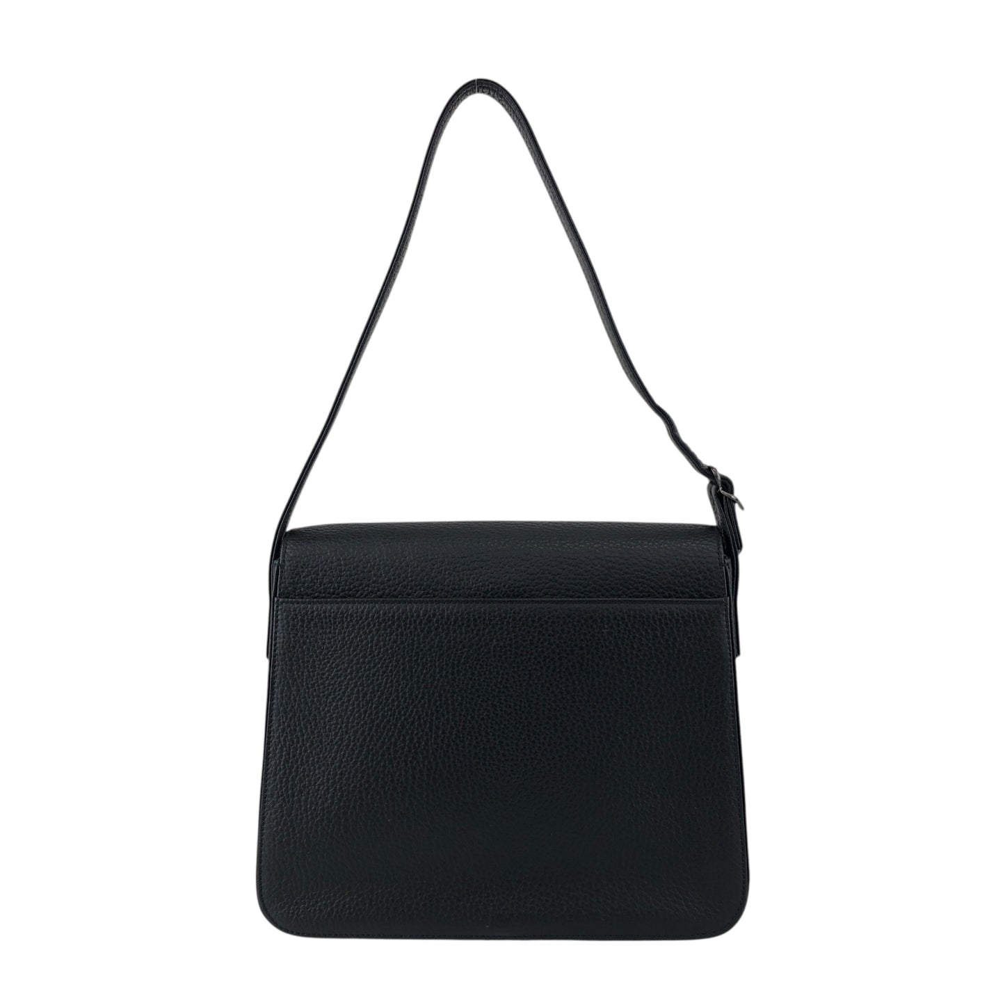 Yves Saint Laurent Logo Shoulder bag Black Vintage vgm3f4