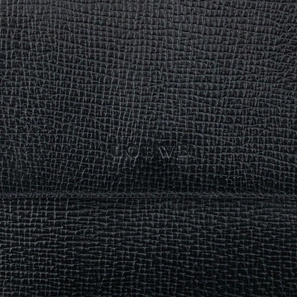 LOEWE Logo Embossed Shoulder bag Black Vintage azb7ig