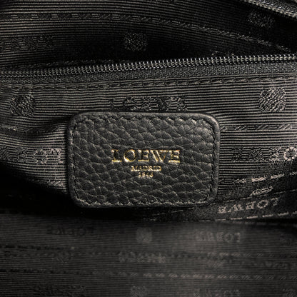 LOEWE Anagram Turn Lock Two-way Small Boston bag Shoulder bag Black Vintage v54wyi