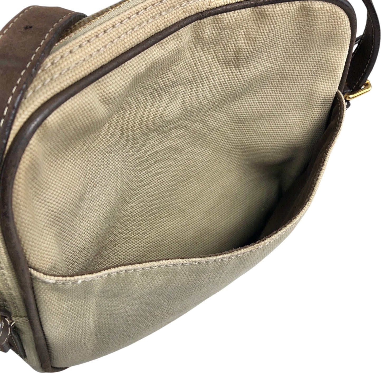 LOEWE Anagram Shoulder bag Beige Vintage skbtbz