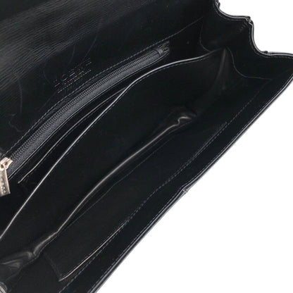 LOEWE Logo Shoulder bag Black Vintage sy8ch6