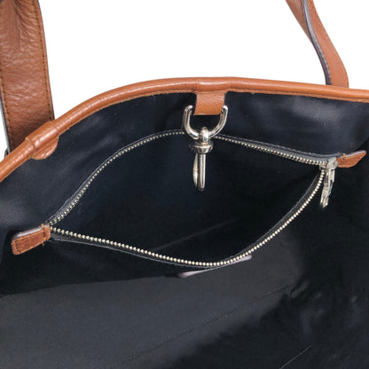 LOEWE Logo Embossed Totebag Brown Vintage 8s4u5v