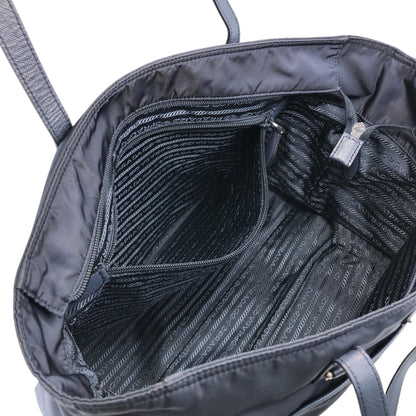 PRADA Tessuto Triangle Logo Totebag Navy Vintage 3j5ghg
