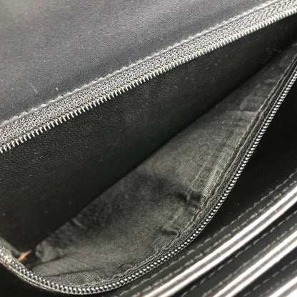 GUCCI Bamboo Turn Lock  Shoulder bag Black Vintage hksc78