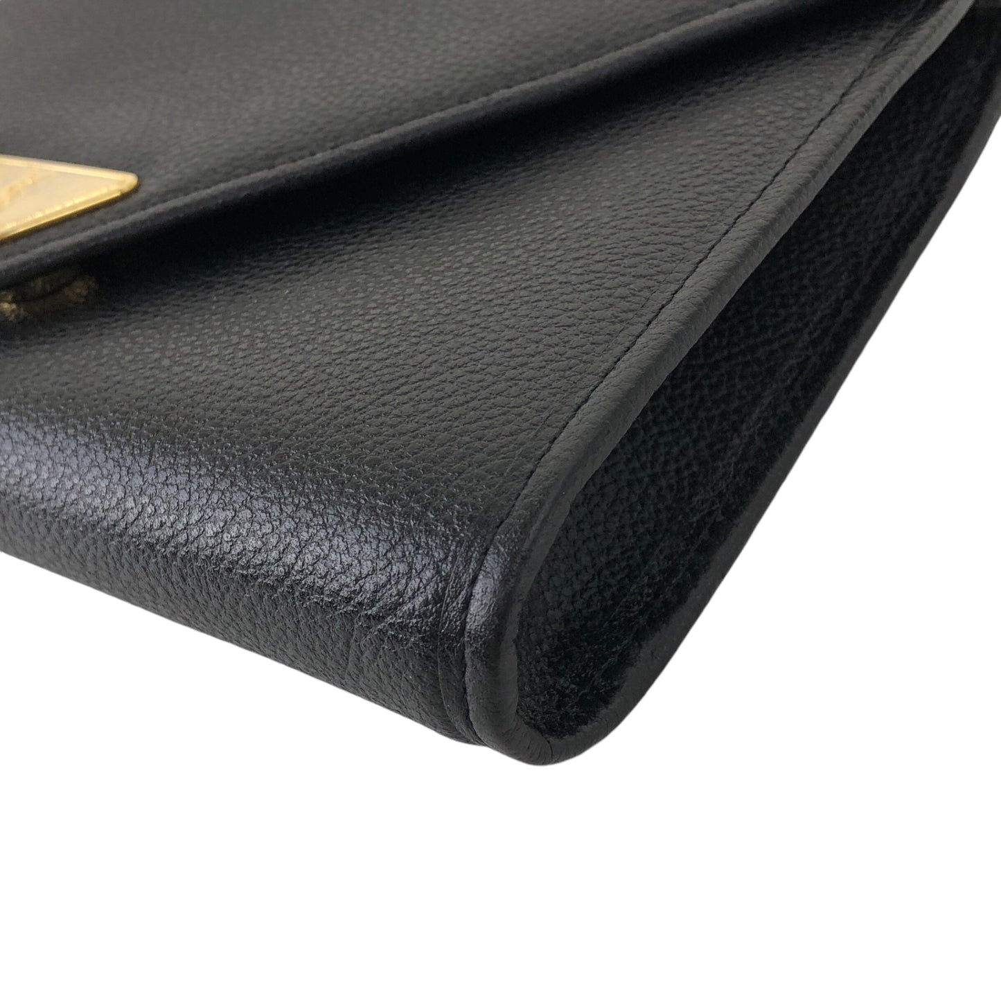 Yves Saint Laurent YSL Logo Shoulder bag Black Vintage hmype4