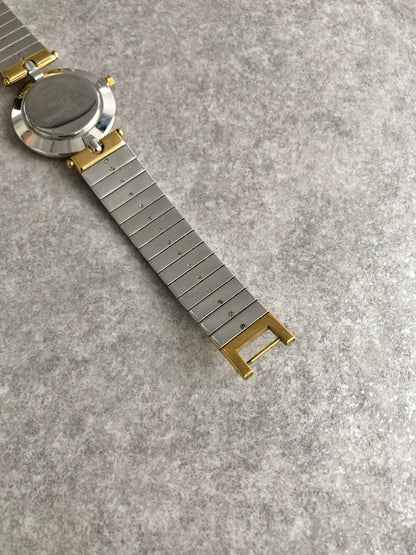 Christian Dior Watch Silver×Gold 3026 Vintage 4ckzkd